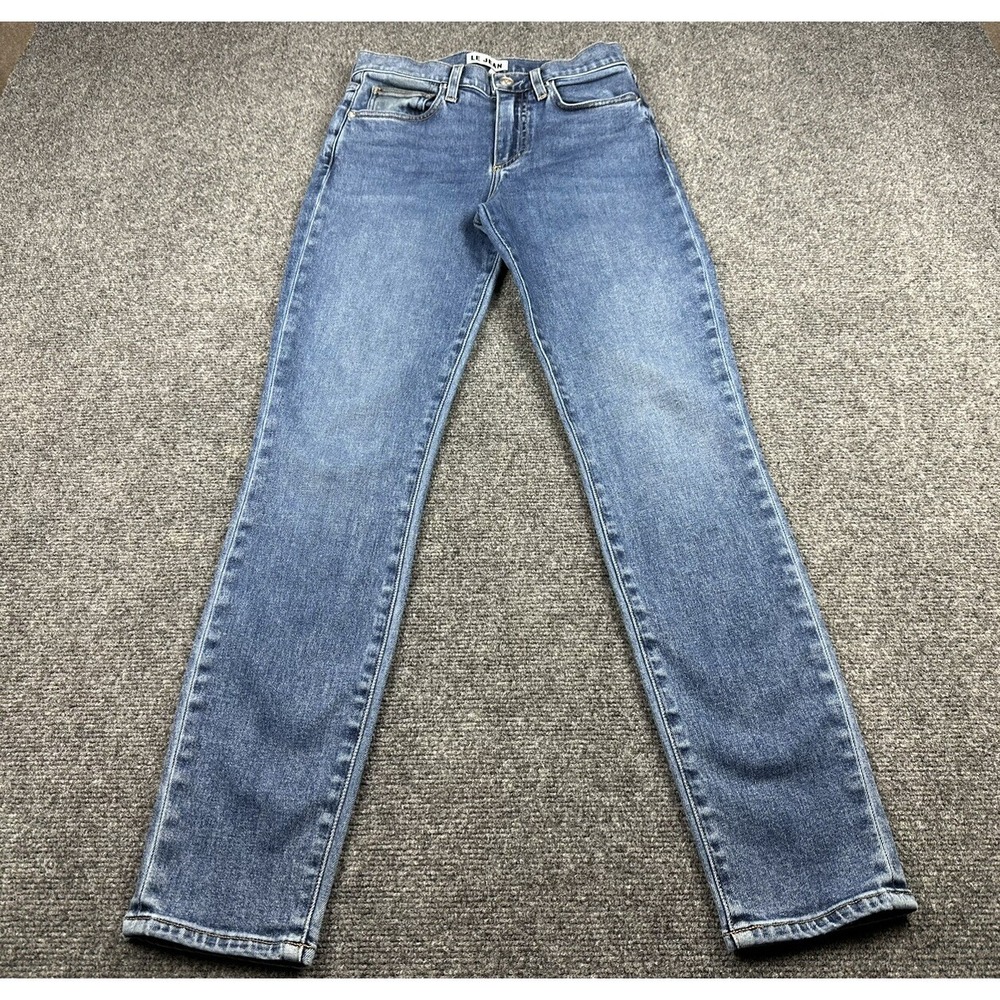 LE JEAN by Charlie Gay Mr Vivie Slim Jeans  Sz 26X28.5 Medium Blue Tapered Flaw